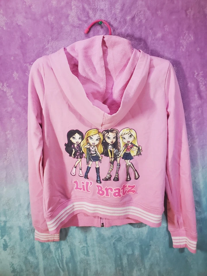 Chaqueta Rosa Brillo Niñas XL (7/8) Lil' Bratz Mujer Talla XS Foto 2 de 4