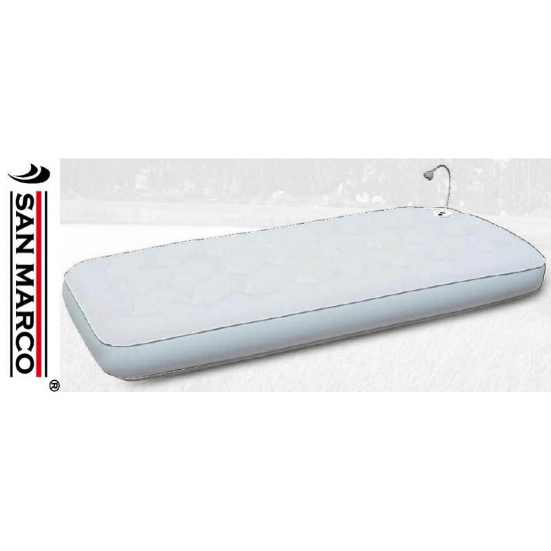 Matelas gonflable pour invités avec réveil et radio contre le désordre