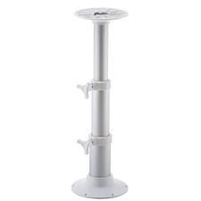 Gamba per tavolo per barca e camper telescopica in alluminio cm 72