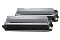 Toner Doppelpack Kompatibel Zu Brother TN-3380 / TN-3380TWIN / TN-33802PK Schwar