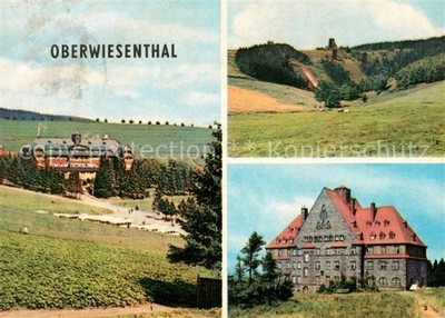 Oberwiesenthal Erzgebirge Ferienheim der IG Wismut Aktivist Schanzen FDGB Sanato