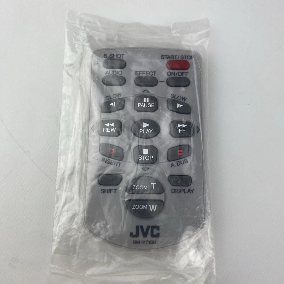 JVC Compact VHS Camcorder Model GR-D201U Battery Charger Remote Manual TESTED - Image 3 of 4