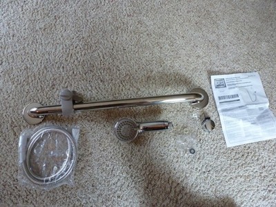 Moen 40124 Capstone 24'' 1.5 GPM Multi-Function Handheld Handshower with Slidebar