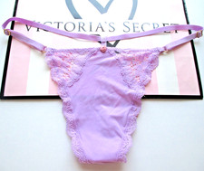 VICTORIA'S SECRET DREAM ANGELS V-String Thong Panty S M L XL Purple Silky Lilac