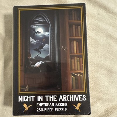 Night in the Archives ''Empyrean Series'' 250 Piece Jigsaw Puzzle KOT New