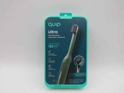 #ad #ad quip Ultra Next Generation Smart Sonic Electric Toothbrush Moss Green NEW SEALED $79.99