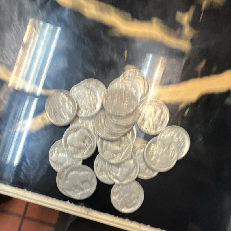 Rare 1936 coins all sliver. Saw one on bid for 800$ your getting all of 200