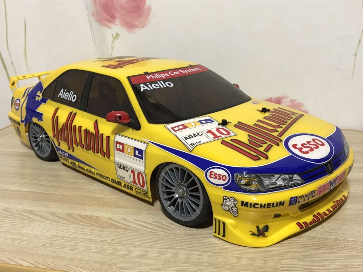 1/10 Tamiya Peugeot 406 St Racing Car Radio Control Body 1/10 Tamiya Peugeot 406 St Racing Car Radio Control Body