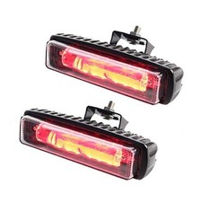 LED Forklift Safety Light 30W 2Pack RED Warehous Warning Lights 10-80V DC