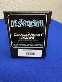 Destructor ColecoVision ADAM Game Cartridge 1983 Coleco Vintage Video Game Loose