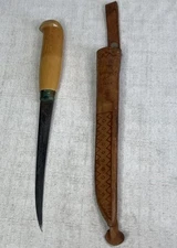 Vintage J Marttiini Rapala 11" Stainless Steel Boning Fish Fillet Knife Finland