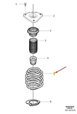 VOLVO V40 Front  Coil Spring 31406575 NEW