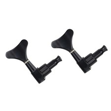 Doanas-2L 2R Black Closed Zinc Alloy Machine Heads String Tuners Tuning Pegs For