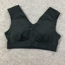 Tommie Copper Sports Bra Womens XL Shoulder Support Zip Front Activewear Gym