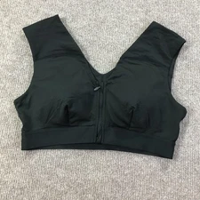 Tommie Copper Sports Bra Womens XL Shoulder Support Zip Front Activewear Gym