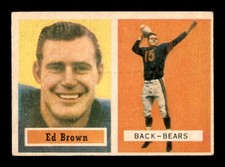 1957 Topps #43 Ed Brown   VGEX X3678367
