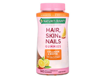 Nature's Bounty, Haare, Haut und Nägel, tropische Zitrusfrüchte, 140 Fruchtgummi