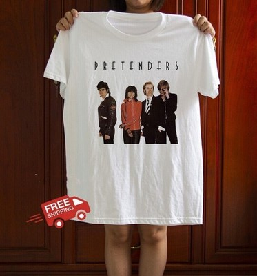 The Pretenders Black White Band T-Shirt Unisex Gift Fans Music