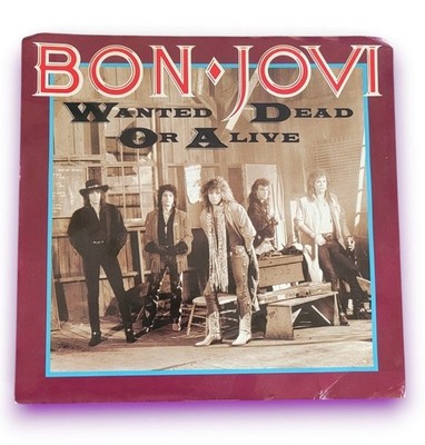 Wanted Dead or Alive / I'D Die for You BON JOVI VOCAL, 45 RPM SINGLE 1986