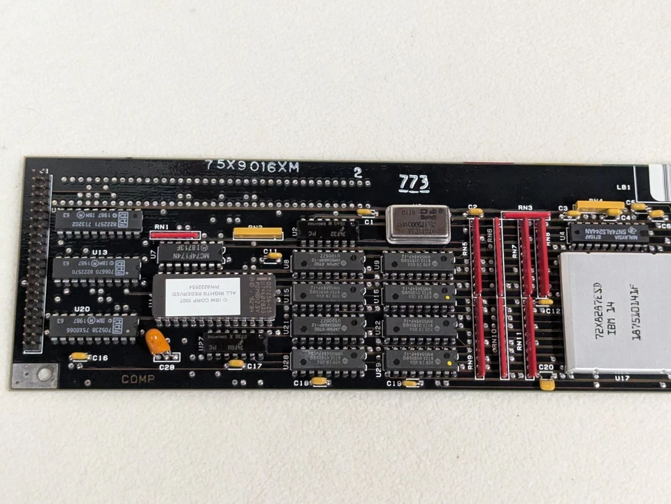 Vintage IBM 8-Bit ISA Graphics Card 75X9016 XM ~ Very First VGA Adapter Card - Image 2 of 4