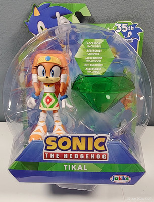 Sonic The Hedgehog Tikal Figur Jakks Pacific 4 Inch Figur Brandneu Versiegelt