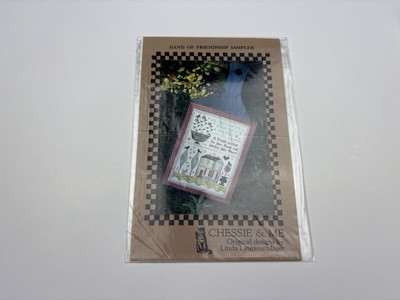 Chessie and me Hand Of Friendship Sampler Counted Cross Stitch Pattern 4R