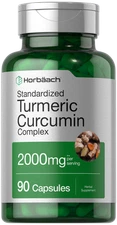 Turmeric Curcumin with Bioperine | 2000mg | 90 Capsules | by Horbaach