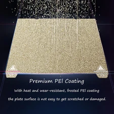 Double Side Texture PEI Build Plate for Creality K1 Max 3D Printer Textured Bed