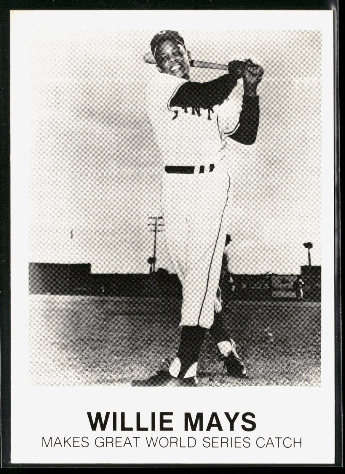 Willie Mays 1984 Renato Galasso #245 Great Worls Series Catch