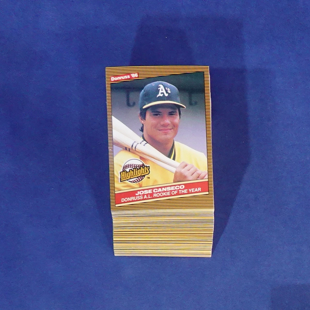 Carte Rookie Jose Canseco 1986 Donruss Signée - BGS Authentic, Dédicacée