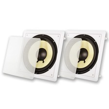 Acoustic Audio HDS10 Flush Mount Passive Subwoofers with 10" Speaker 2 Pack