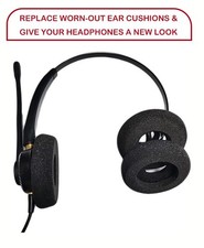 Ear Cushion Foam Doughnut Replacement for Plantronics  Jabra Headsets 2pcs 