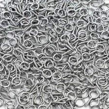 Stainless Steel Eye Screws, 60Pcs 1 Inches Rust-Resistant Eye Hooks Screw in ...