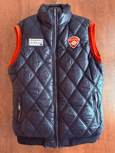 RARE Spyker down puffer vest luxury Motorsport Supercars  sz 54 - product listing photo