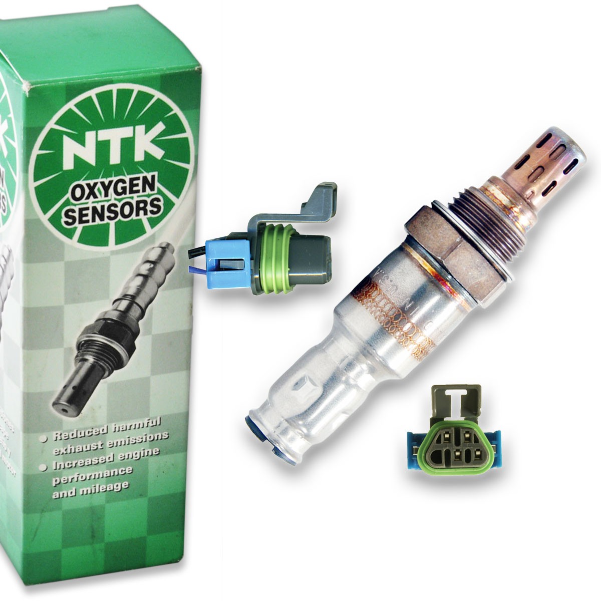 NGK NTK Downstream O2 Oxygen Sensor for 2007-2009 Saab 9-7x 4.2L L6 - gl