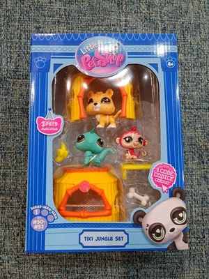 Pack Tiki Jungle Littlest Petshop LPS - #50 #51 #52 - Neuf - Photo 1/2