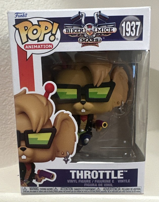 Funko Pop! Animation Biker Mice from Mars Throttle #1937 Vinyl Figure