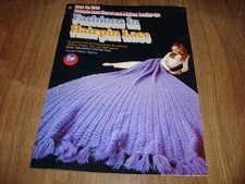 Vintage Hairpin Lace Shawl And Afghan Leaflet Fashions In Hairpin Lace 7686