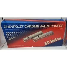 AC DELCO CHEVROLET CHROME VALVE COVERS NEW OLD STOCK 141-102