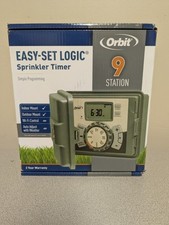 BRAND NEW Orbit Easy-Set Logic 9-Station Sprinkler Timer, Model 57899