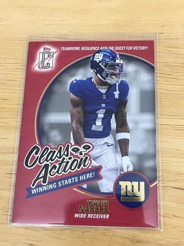 2025 Topps Signature Malik Nabers Base (RAW)