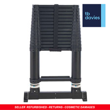 TBDavies Telescopic Ladder Aluminium 4.4m Extendable Ladder - REFURBISHED