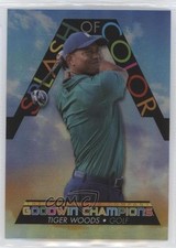 2022 Upper Deck Goodwin Champions Splash of Color Platinum Sky 53/99 Tiger Woods