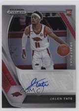 2021-22 Panini Prizm Draft Picks Silver Jalen Tate #DP-JTA Auto 17hc