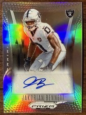 2024 Prizm Deca Jakorian Bennett Auto Silver Prizm #S-JBT Signatures Eagles