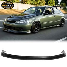 Fits 99-00 Honda Civic Dp Style Front Bumper Lip Spoiler Splitter Pu
