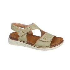 Ladies Low Wedge Comfort Touch & Close Strap Lightweight Sandals by Jo & Joe