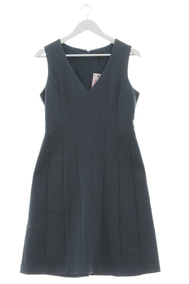 ANN TAYLOR Vestido línea A Mujeres Vestido Talla EU 38 gris antracita elegante - Imagen 4 de 4