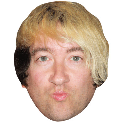 Tom Higgenson (Pout) Celebrity Mask, Flat Card Face, Fancy Dress Mask