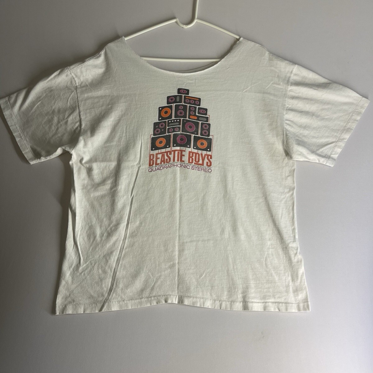 Vintage 90s Beastie Boys Quadraphonic Stereo tour shirt Large: CUT 